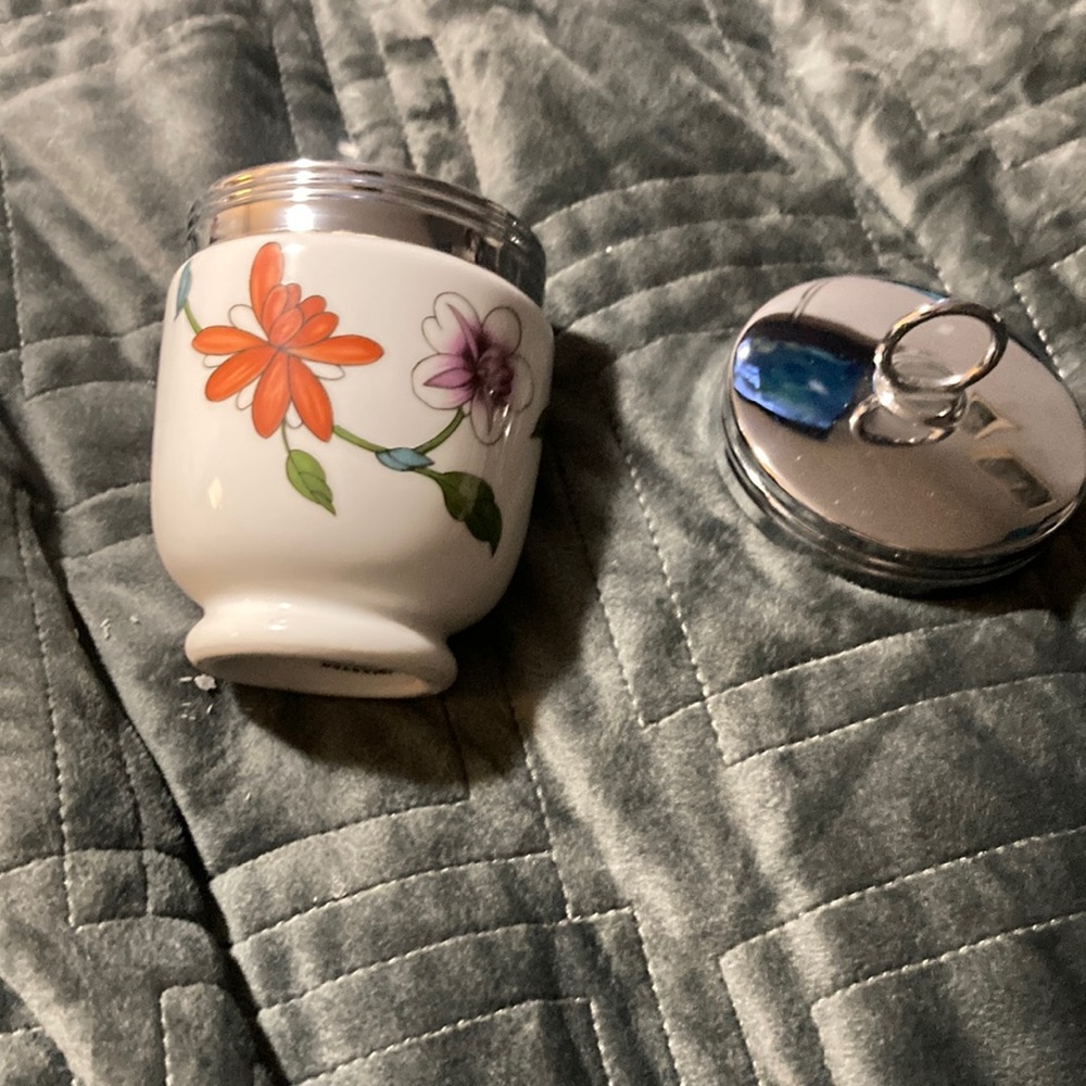 Royal Worcester Porcelain Egg Coddler